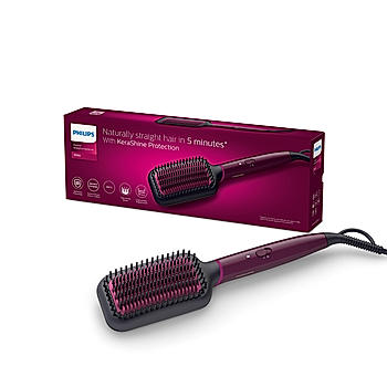 Buy Philips Hair Brush Hair Straightening Brush for naturally straight hair in 5 mins Online at Philips E shop