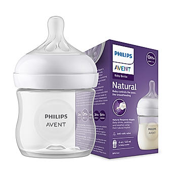 Avent- Natural Response Feeding Bottle for Newborn Babies | 125ml | Pack of 1  | BPA Free | SCY900/01 
