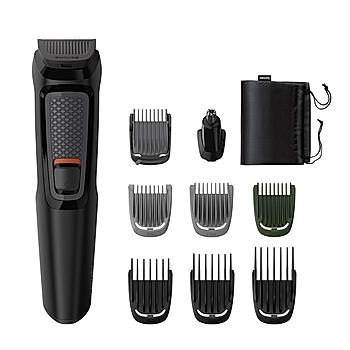 All in One Trimmer- | 9 in 1 Face, Ear, Nose and Body I Effortless Grooming at Home I Self Sharpening Stainless Steel Blades I No Oil Needed I 3 year warranty I 60 min runtime I MG3710/65