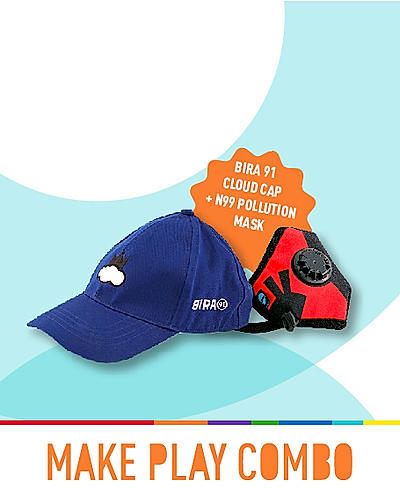 Victory Pollution Mask-N99 - L & Light Cloud Cap - Blue