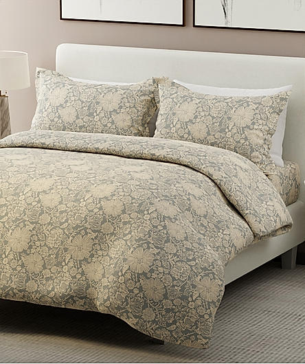 Siesta 100% Cotton 200 TC Floral Print King Bedsheet with 2 Pillow Covers