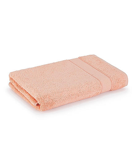 Luxe Loom 100% Cotton 550 GSM Bath Towel - Peach