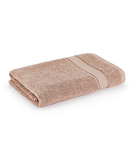 Luxe Loom 100% Cotton 550 GSM Bath Towel - Brown Rush