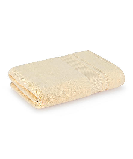 Platinum Pulse 100% Cotton 625 GSM Bath Towel - Beige