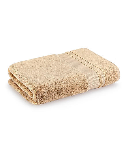 Platinum Pulse 100% Cotton 625 GSM Bath Towel - Brazilian Sand (Brown)