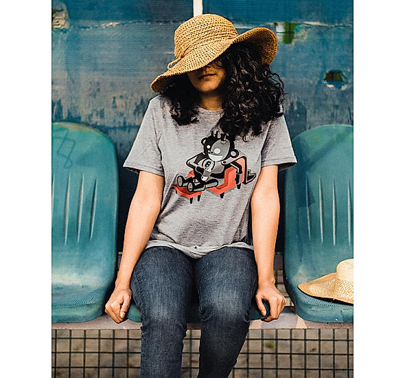 Heroes After Dark Tee - Light Grey
