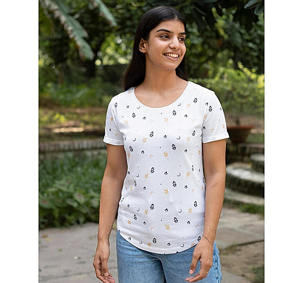 Bira91 X Nicobar Gold Tee-White