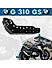 Aluminium Sumpguard for BMW G310 GS Black