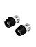 Swingarm Spools Bobbin : Premium Paddock Stand 6mm Bobbins for Motorcycle Maintenance - Black (Set of 2)