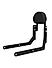 GRAND PITSTOP Backrest Stand for HARLEY DAVIDSON X 440 Black