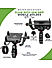 Claw with Jaw Grip Aluminium Mobile Holder with Charger - Black