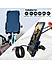 Claw with Jaw Grip Aluminium Mobile Holder with Charger - Black