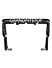 EXTENDED TOP RACK WITHOUT PLATE - Black for Royal Enfield - CONTINENTAL GT