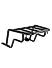 EXTENDED TOP RACK WITHOUT PLATE - Black for Royal Enfield - CONTINENTAL GT