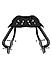 Extended Top Rack with Plate for KTM DUKE 200 Gen 2 - Black