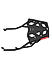 GRAND PITSTOP Extended Top Rack with Plate for HARLEY DAVIDSON X 440 Black