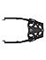 GRAND PITSTOP Extended Top Rack with Plate for HARLEY DAVIDSON X 440 Black