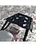GRAND PITSTOP Extended Top Rack with Plate for HARLEY DAVIDSON X 440 Black