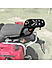 Extended Top Rack-Carrier with Plate, compatible with Pillion Backrest For Royal Enfield Himalayan-Black