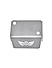 FRONT FLUID RESERVOIR COVER - Silver for YEZDI - SCRAMBLER