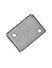 FRONT FLUID RESERVOIR COVER - Silver for YEZDI - SCRAMBLER