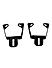 FOG LIGHT MOUNT - Black for Royal Enfield - SCRAM 411