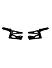 FOG LIGHT MOUNT - Black for Royal Enfield - SCRAM 411