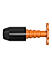 Frame Slider for KTM DUKE 390/250 Gen 3 - Black/Orange