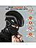 Face Mask for Bike, Ski, Cycling, Running, Hiking - Black