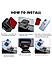 Quick Lock Mini GEN-1 with in-built MAGNETIC LOCK Technology car dashboard Mobile Holder