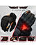 Night Wing Motorcycle Gloves - White