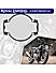 HEADLIGHT GUARD - Black for Royal Enfield - CONTINENTAL GT