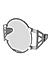HEADLIGHT GUARD - Silver for Royal Enfield - CONTINENTAL GT