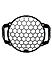 HEADLIGHT GRILL - Black for Royal Enfield - SCRAM 411