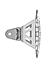 HEADLIGHT GRILL - Silver for Royal Enfield - CONTINENTAL GT