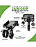 Jaw Grip Aluminium Mobile Holder with Charger - Black