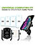 Jaw Grip Aluminium Mobile Holder with Charger - Black