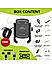 Jaw Grip Aluminium Mobile Holder with Charger - Black