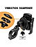 Jaw Grip Aluminium Mobile Holder with Vibration Controller (Dampener) - Black