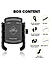 Jaw Grip Aluminium Mobile Holder with Vibration Controller (Dampener) - Black