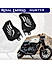 PILLION RIDER FOOTREST (PAIR) - Black for Royal Enfield - Hunter