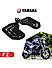 Pillion Footrest for Yamaha FZ - Black-Pair