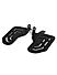 Pillion Footrest for Yamaha FZ - Black-Pair