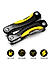 Premium Stainless Steel Multipurpose Plier - Black + Yellow