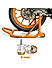 Combo - Paddock Dismantlable Orange & Bobbins