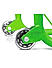 Dismantable Rear Paddock Stand with Skate Wheels - Black + Green - (Bike Wt upto: 450 kgs)