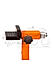 Dismantable Rear Paddock Stand with Skate Wheels - Black + Orange - (Bike Wt upto: 450 kgs)