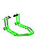Dismantable Standard Rear Paddock Stand without Skate Wheels - Green - (Bike Wt upto: 250 kgs)