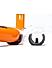 Non-Dismantable Universal Rear Paddock Stand with Skate Wheels - Orange - (Bike Wt upto: 350 kgs)