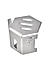 Rear Brake Fluid Cap For Royal Enfield Himalayan - BS6 Model (2020-2021) - Silver